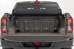 Ford Ranger Hard Roll Up Bed Cover - Rough Country - Low-Profile - Matte Black - '24-'25